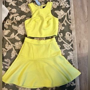 Yellow Lulu’s Quilted Set